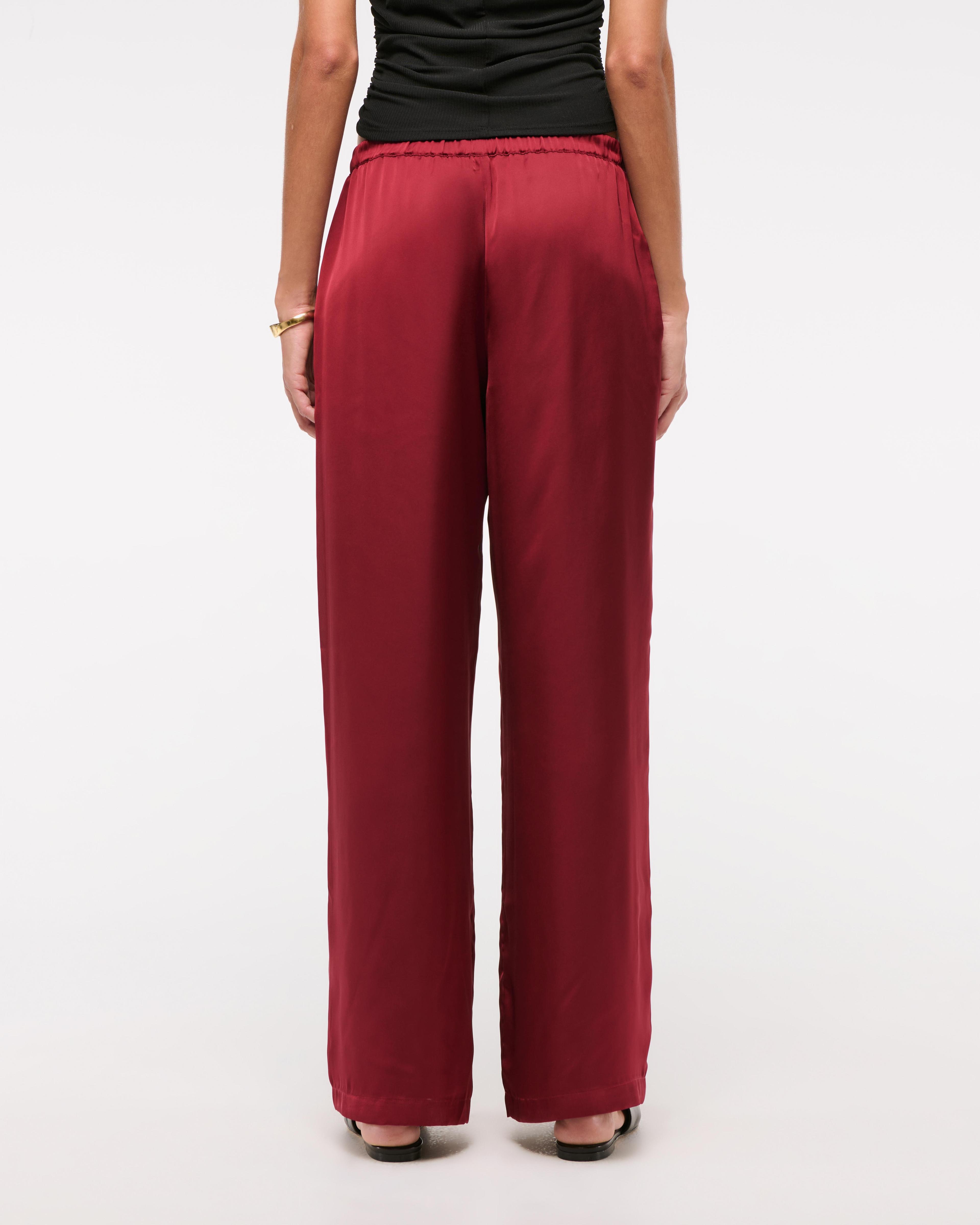 Satin Pull-On Pant Product Image