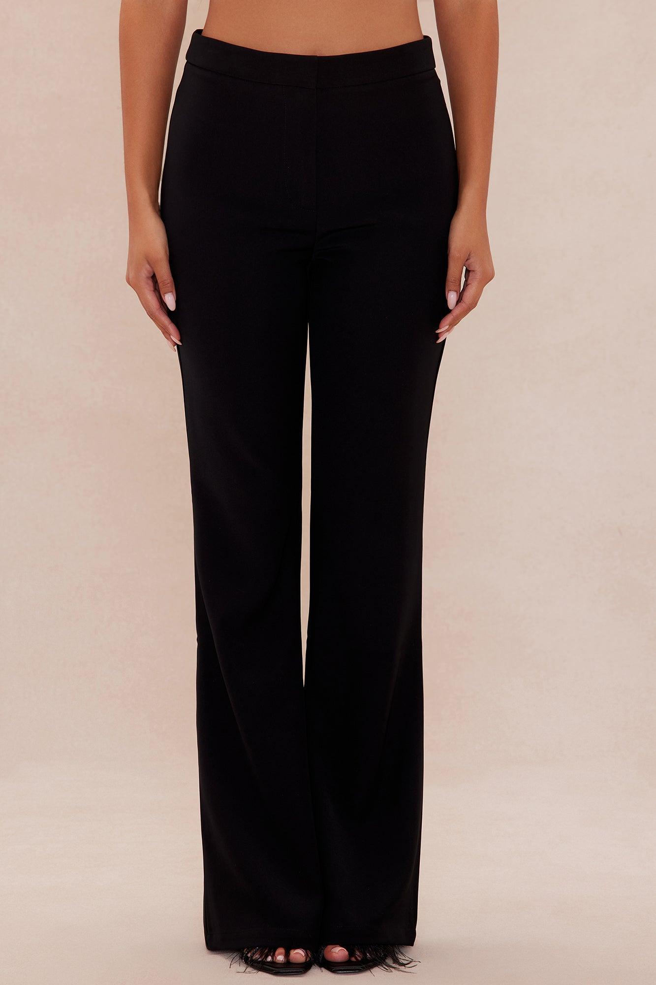 Premium Flare Pant - Black Product Image