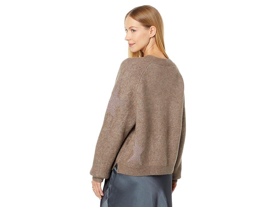 AllSaints Star Jumper (Doe Brwn/Rose Gold) Women's Clothing Product Image