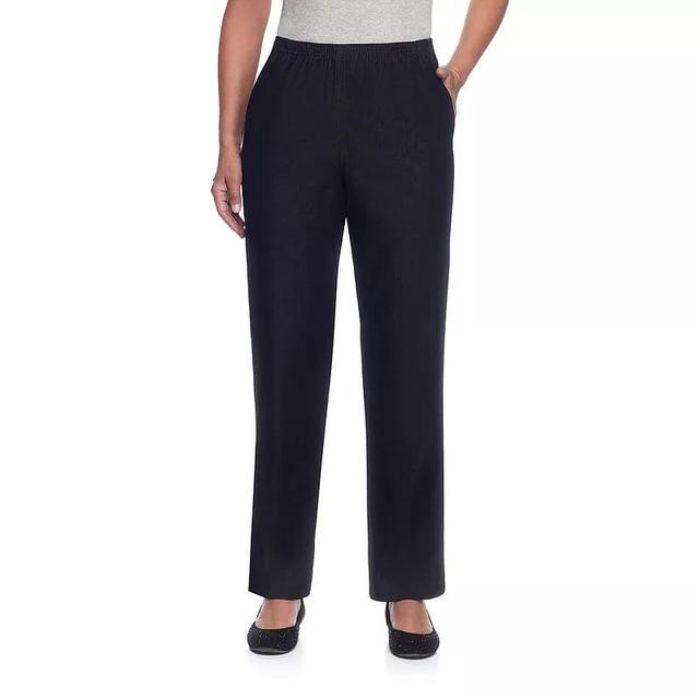 Womens Alfred Dunner Proportioned Denim Pants Product Image