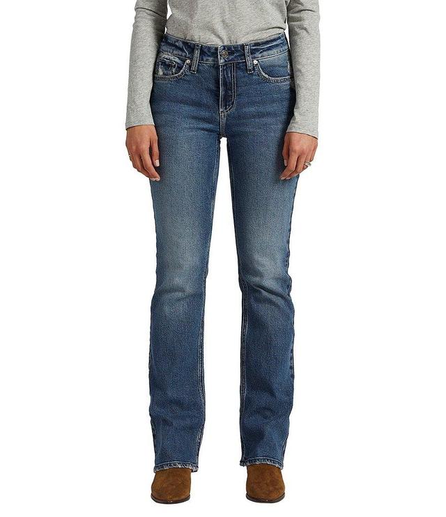 Silver Jeans Co. Suki Mid Rise Slim-Fit Bootcut Jeans Product Image