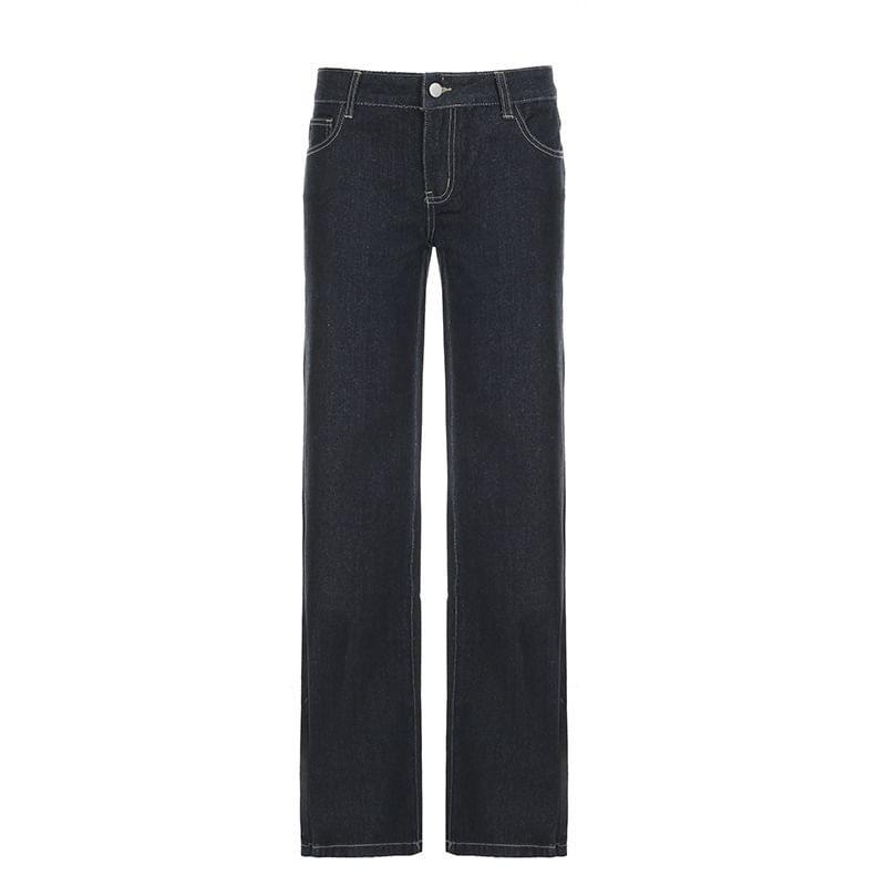 Low Rise Flared Jeans Product Image