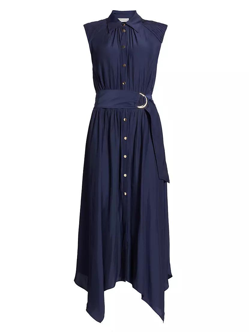 Ivy Belted Sleeveless Shirtdress Product Image