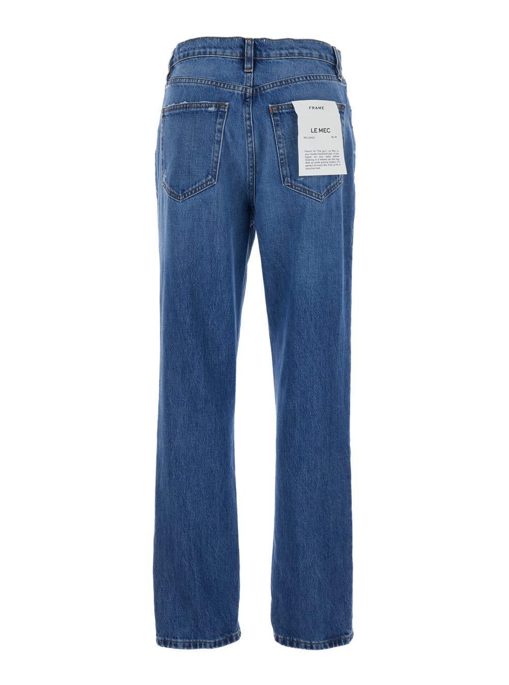 FRAME Jeans Le Mec  Denim In Blu Product Image