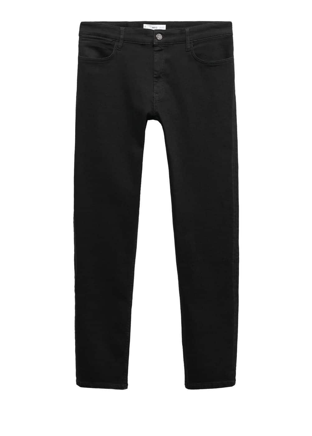 MANGO MAN - Slim fit Ultra Soft Touch Patrick jeans black denimMen Product Image