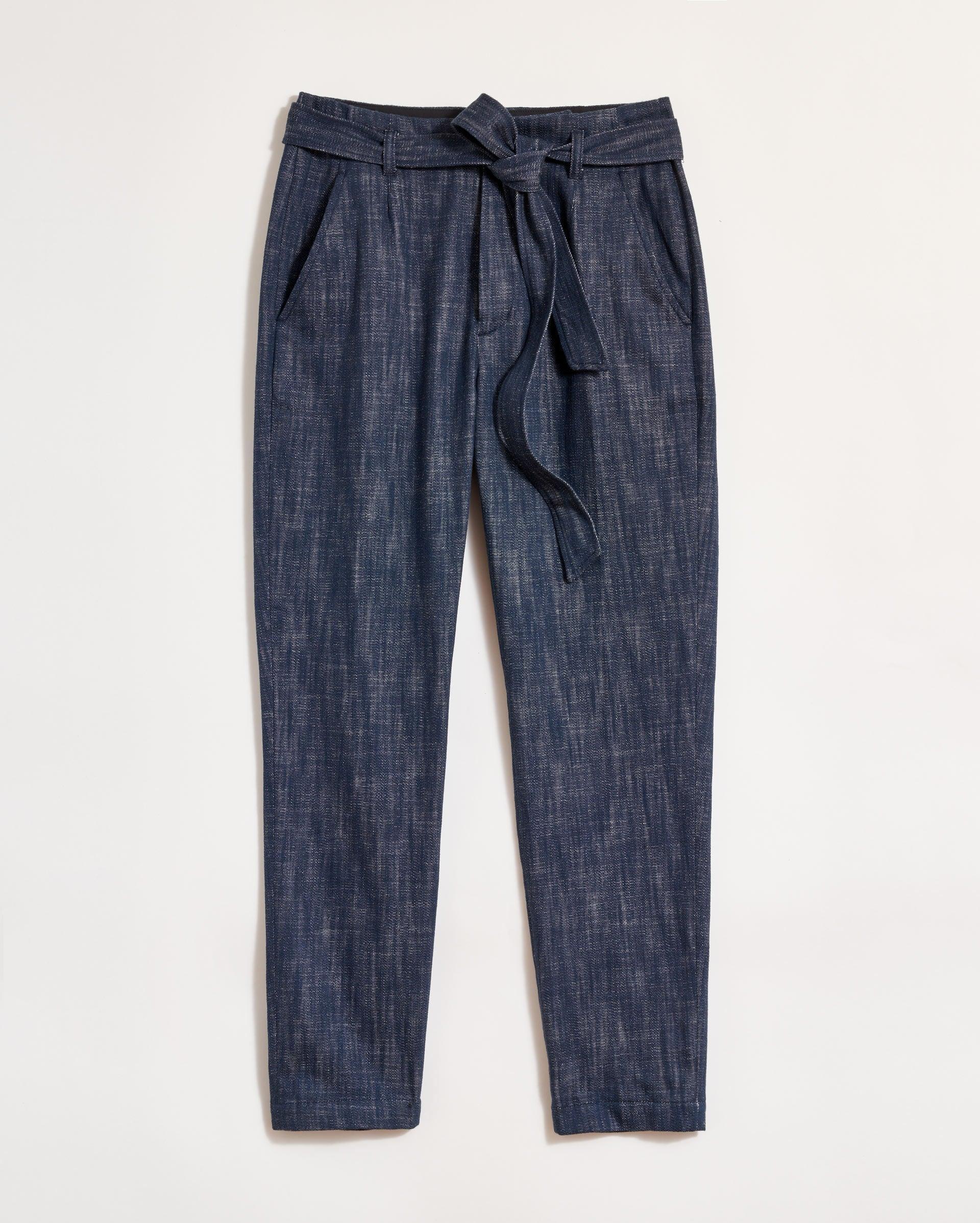 POLISHED DENIM TROUSER Product Image