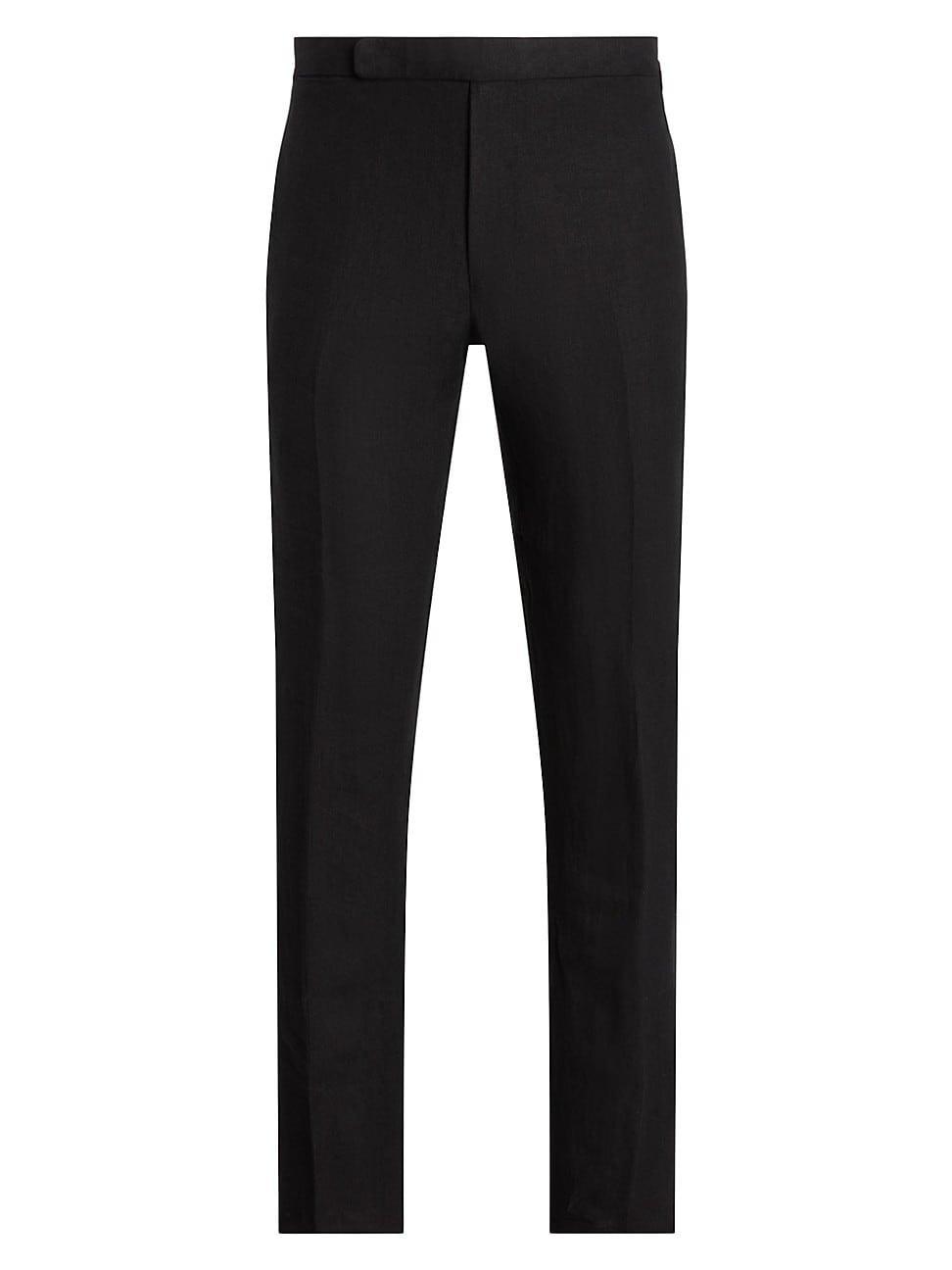 Mens Linen Tuxedo Pants Product Image