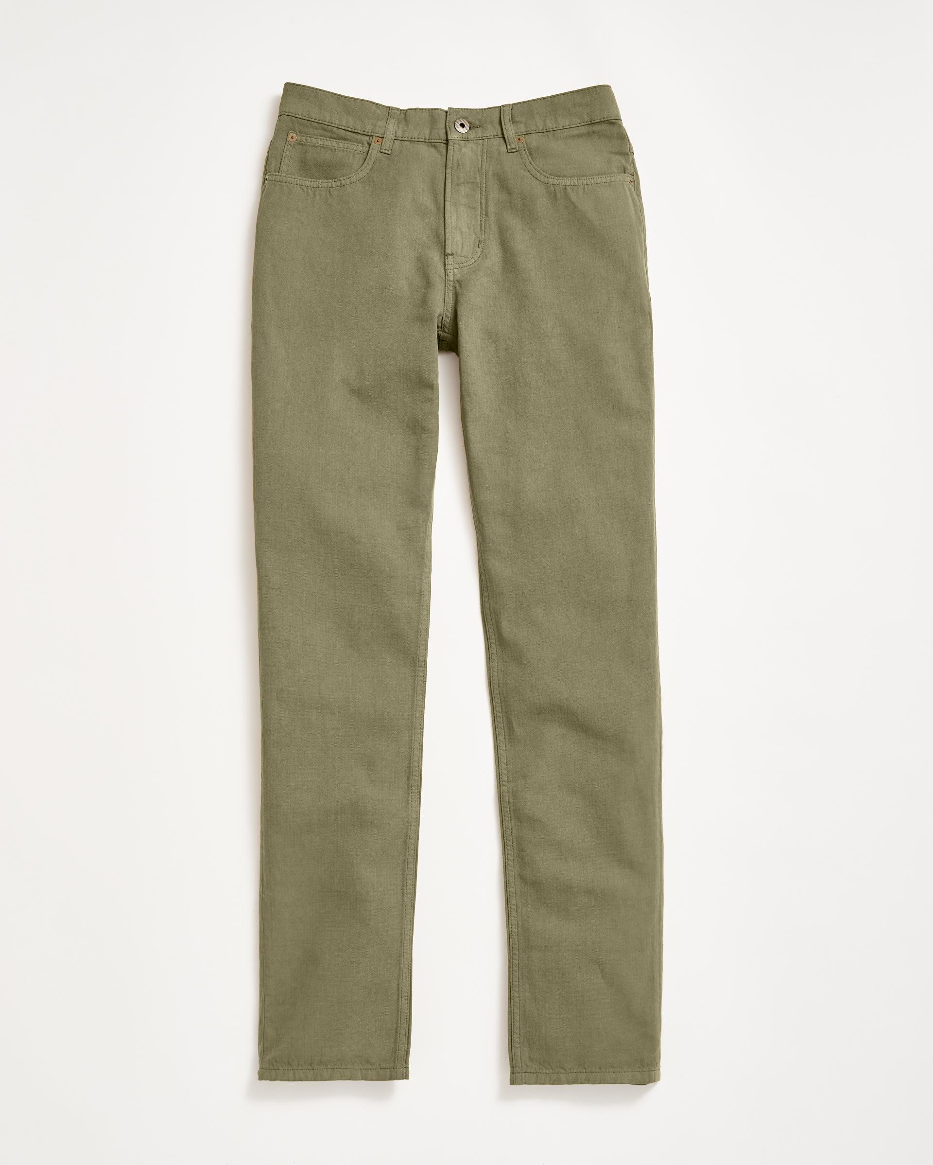 COTTON LINEN 5 POCKET PANT Product Image