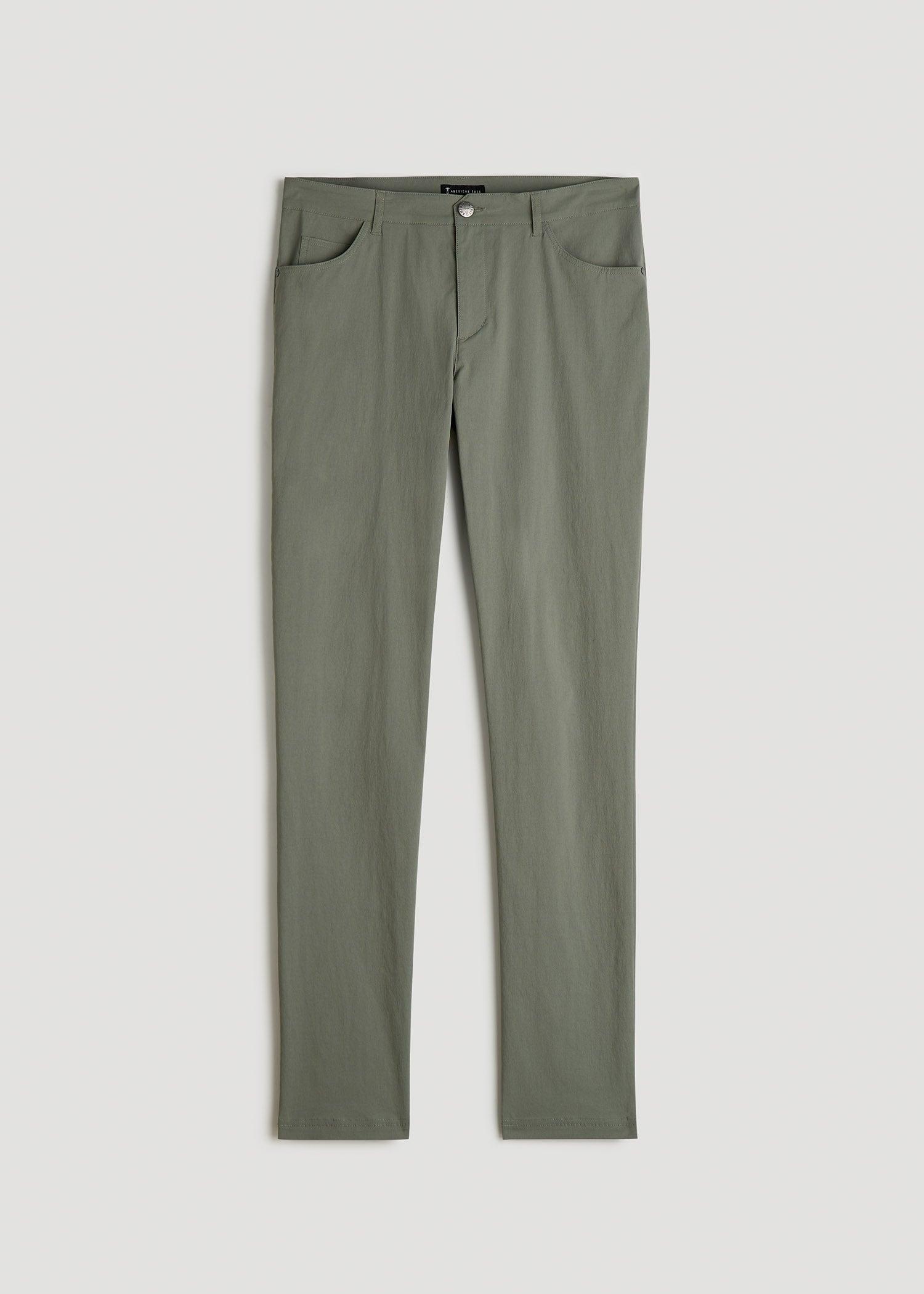 TAPERED-FIT Traveler Pants for Tall Men in Charcoal Male Product Image