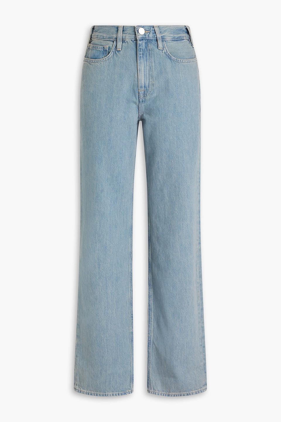 Le Jane High-rise Straight-leg Jeans In Light Denim Product Image