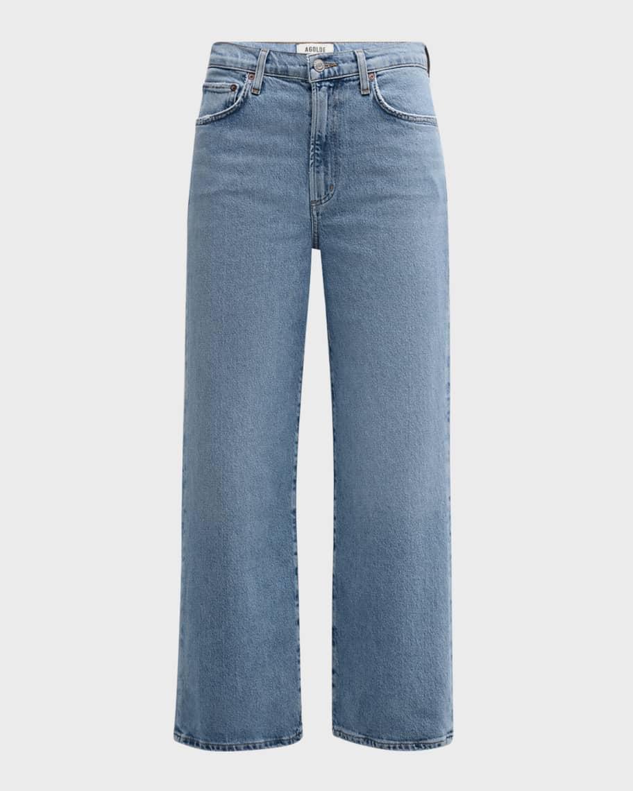 Harper Wide-Leg Crop Jeans Product Image