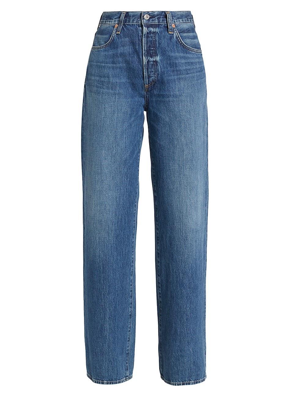 Citizens of Humanity Annina Trouser in Pinnacle - Blue. Size 31 (also in 25, 26, 27, 28, 29, 30, 32, 33). Product Image