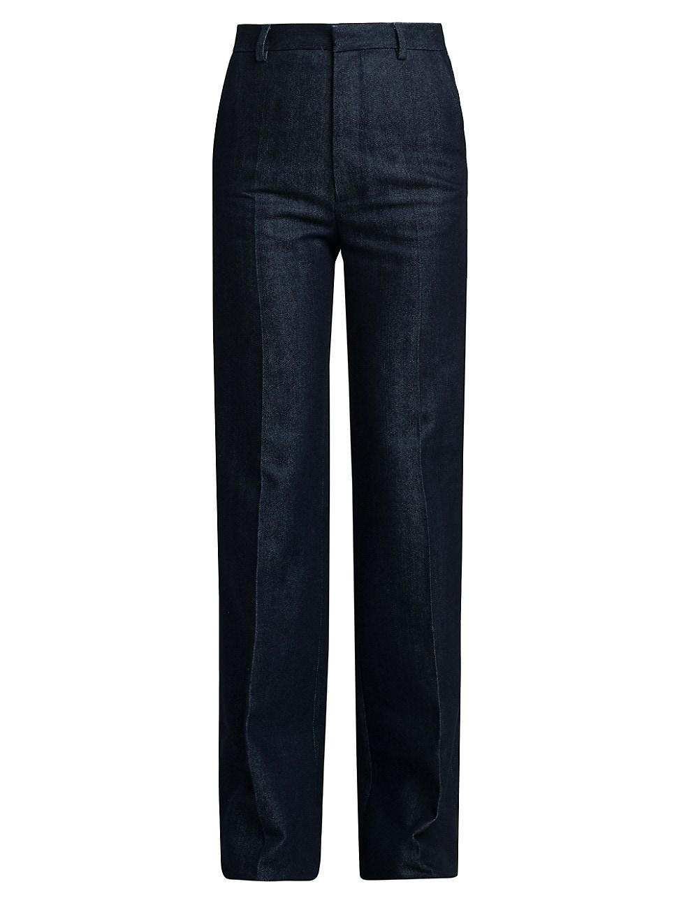 Womens Jose Denim Straight-Leg Pants product image