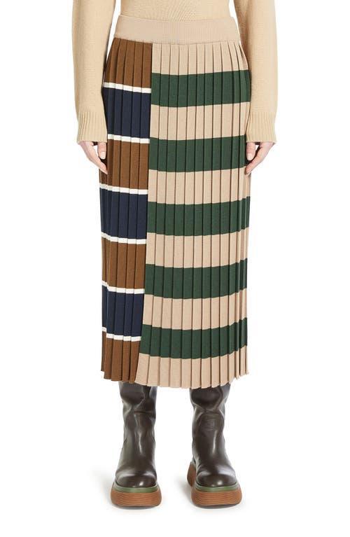 Weekend Max Mara Gabriel Pleated Wool Blend Knit Skirt Product Image