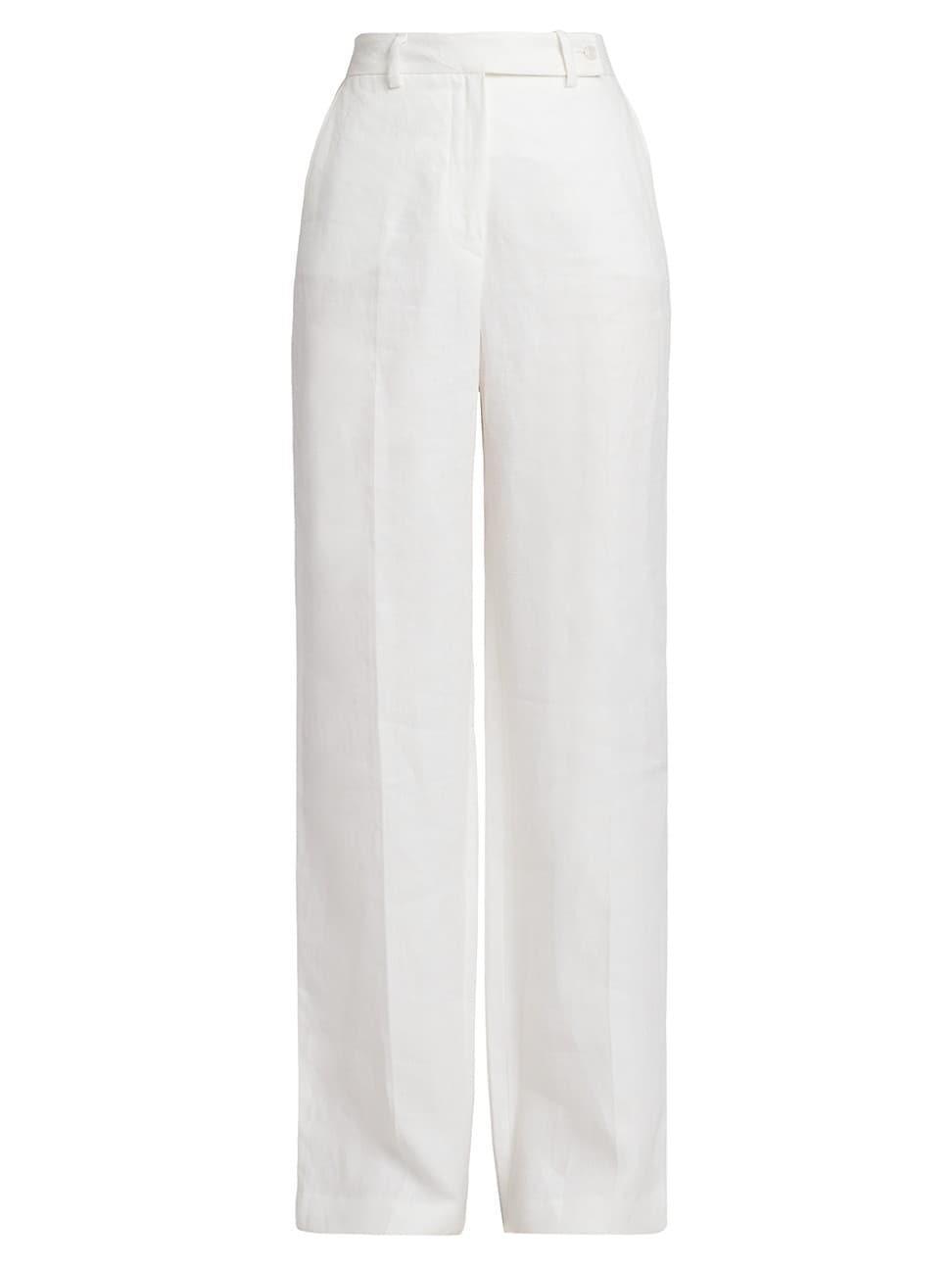 Womens High-Waist Wide-Leg Trousers product image