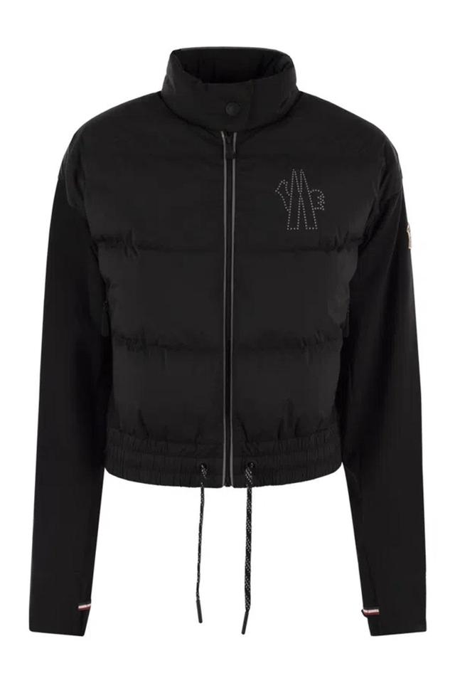 MONCLER Grenoble Padded Cardigan In  Black Product Image