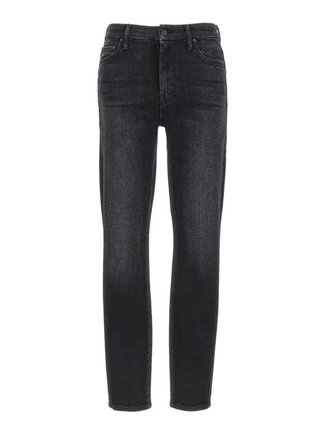 MOTHER The High Waisted Looker Jeans In Black Product Image