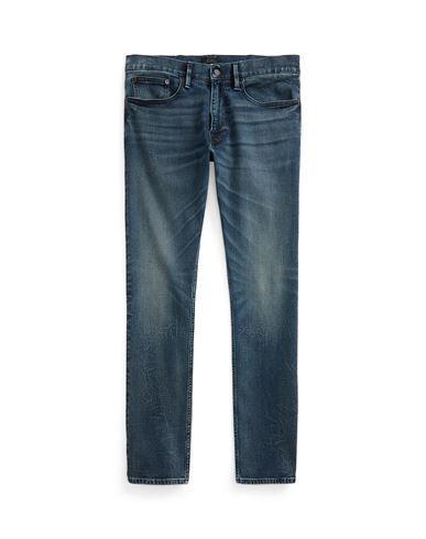 POLO RALPH LAUREN Man Jeans Blue Size 33w-32l Cotton, Elastomultiester, Elastane Product Image