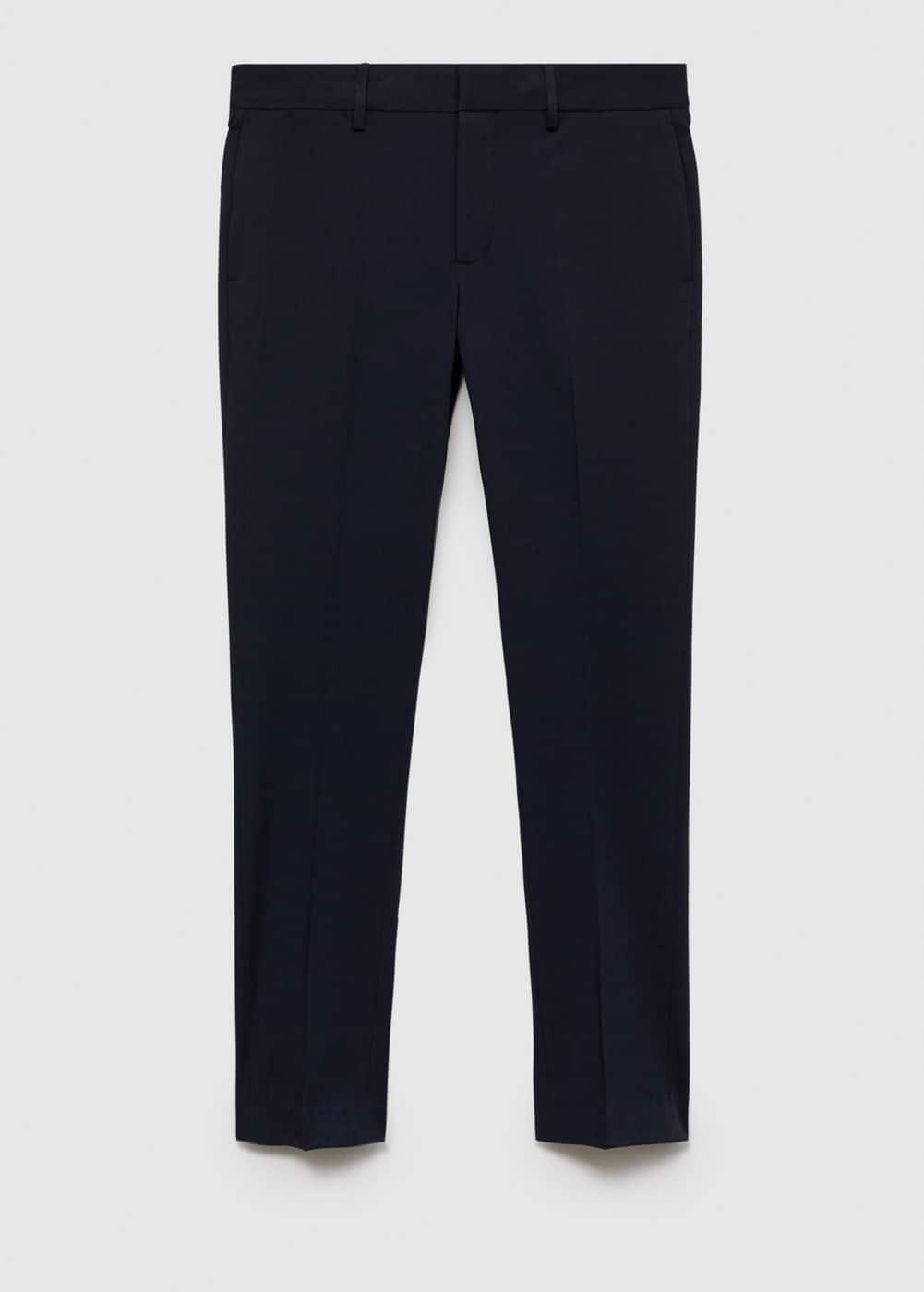 MANGO MAN - Stretch fabric super slim-fit suit pants dark navyMen Product Image