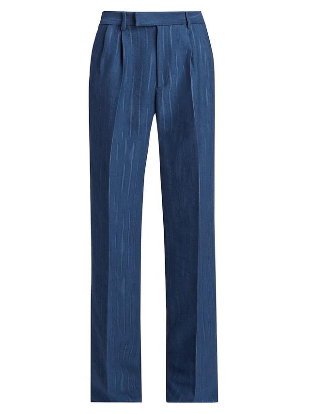 Mens Double Pleat Trousers Product Image