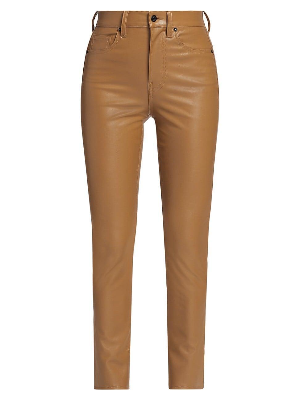 Womens Carly Faux Leather Pants product image