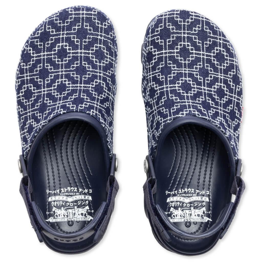 Crocs x Levis All Terrain Clog - Navy Male Product Image