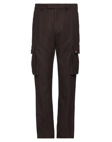 AMIRI Man Pants Dark Brown Size 34 Wool, Polyamide, Lyocell Product Image