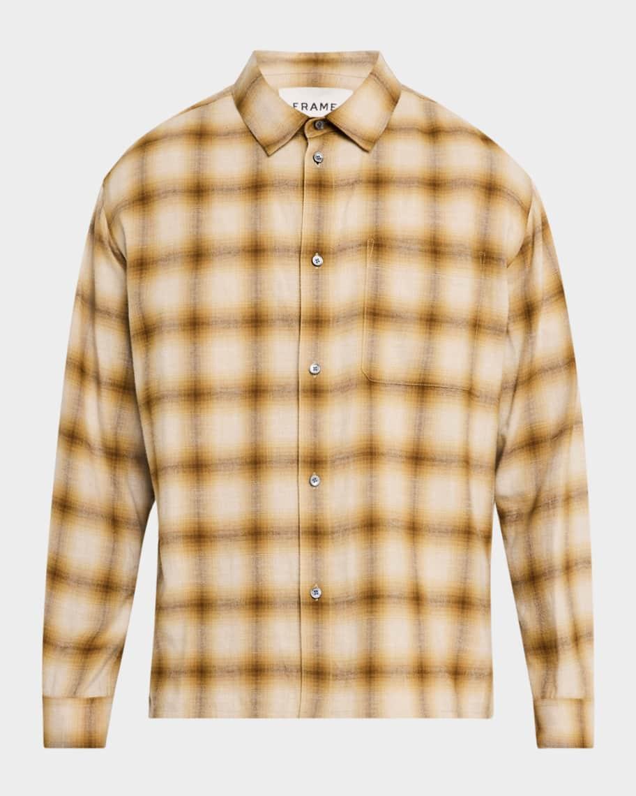 Men's Lightweight Plaid Sport Shirt Product Image