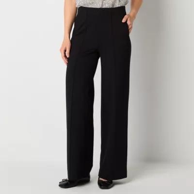 Liz Claiborne Womens Mid Rise Wide Leg Palazzo Pant Product Image