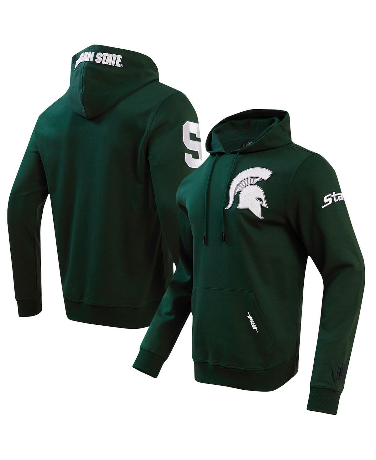 Mens Pro Standard Green Michigan State Spartans Classic Pullover Hoodie Product Image