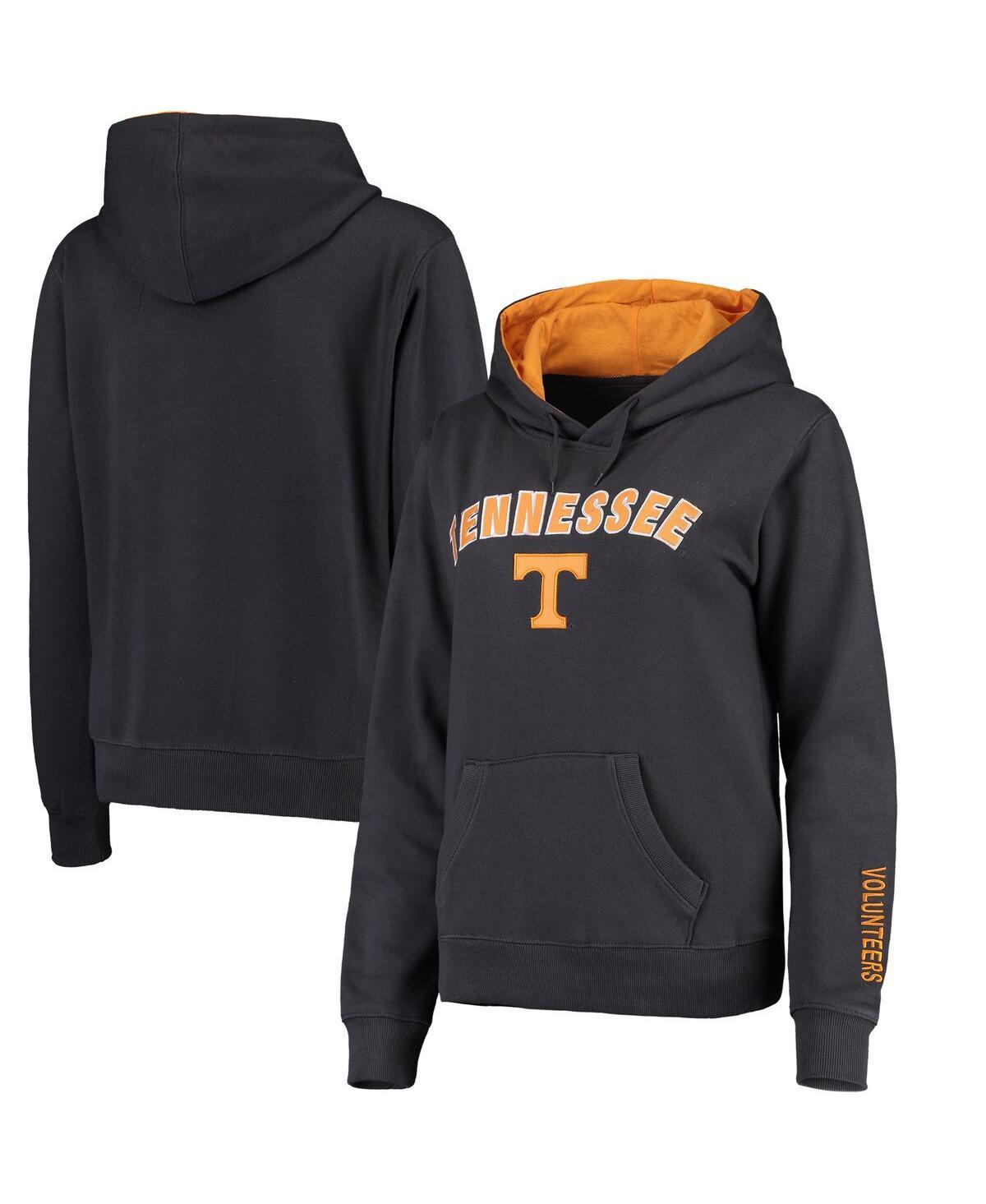 Womens Charcoal Tennessee Volunteers Arch & Logo 1 Pullover Hoodie Product Image