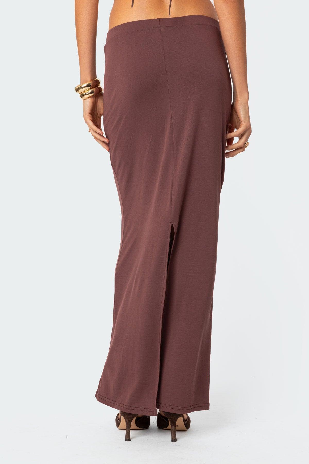 Kenzie Slitted Maxi Skirt Product Image