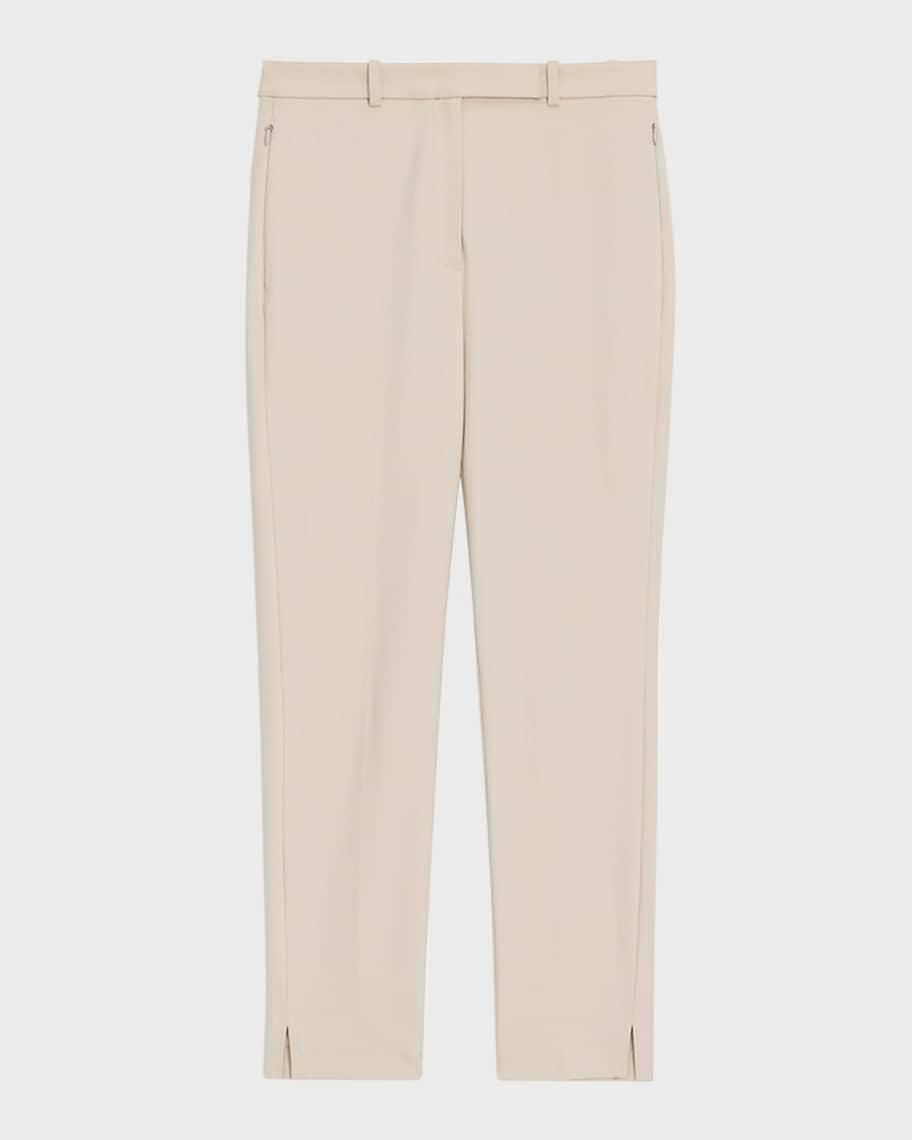 Bistretch High-Waist Tapered Crop Pants Product Image