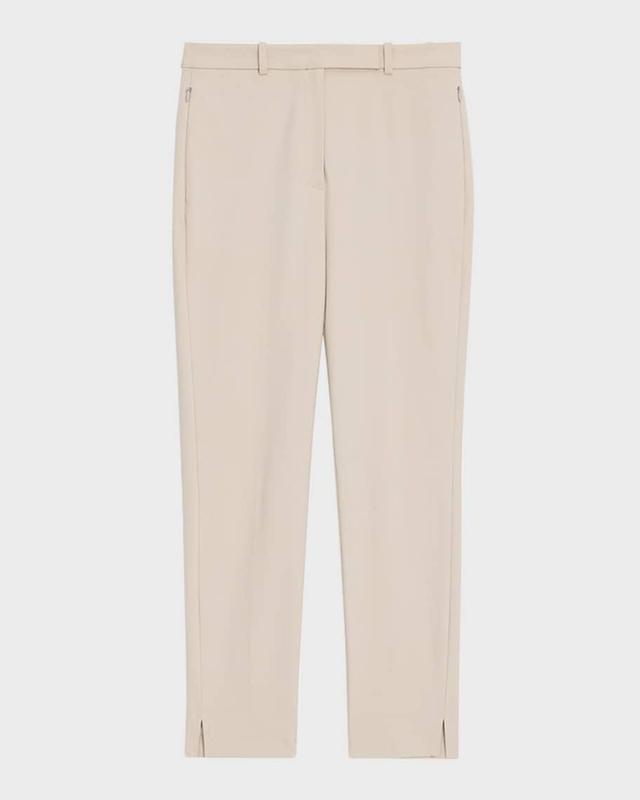 Bistretch High-Waist Tapered Crop Pants Product Image