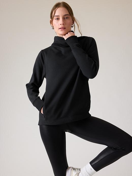 Cozy Karma Twist Neck Sweatshirt Product Image