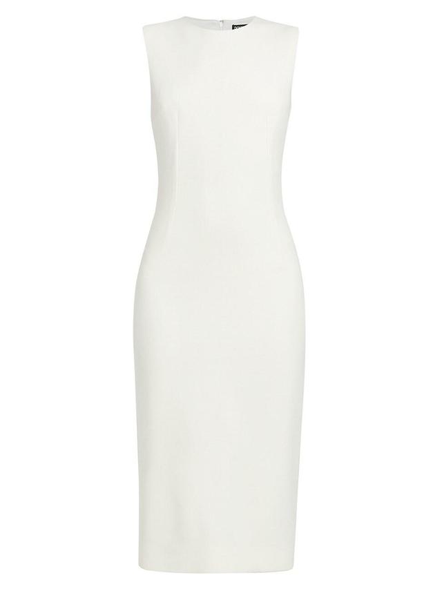 Womens Wool-Blend Sheath Dress Product Image