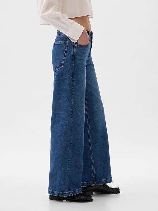 Low Rise Stride Wide-Leg Jeans Product Image