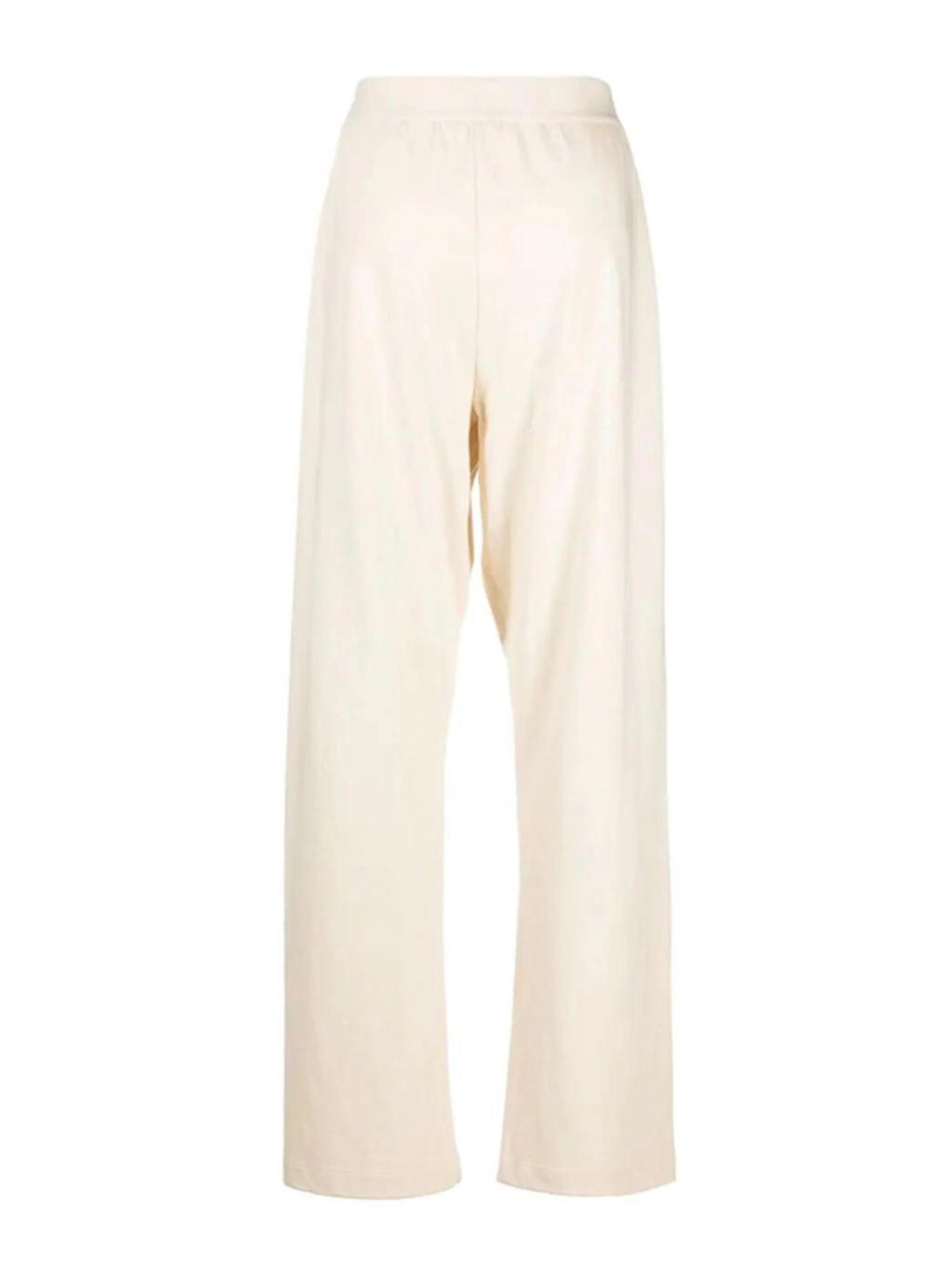 Drawstring Straight Leg Trousers In Neutrals Product Image