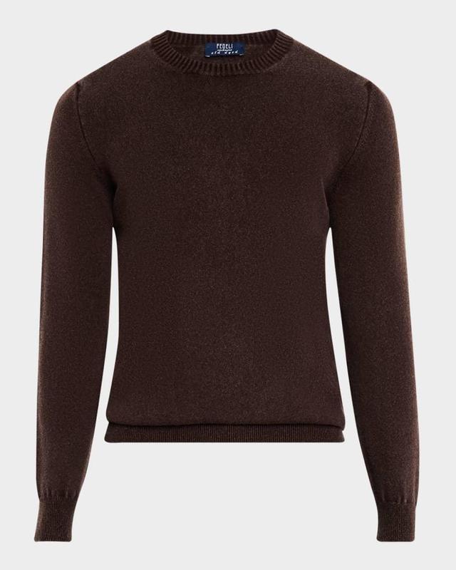 Mens Frosted Cashmere Crewneck Sweater Product Image