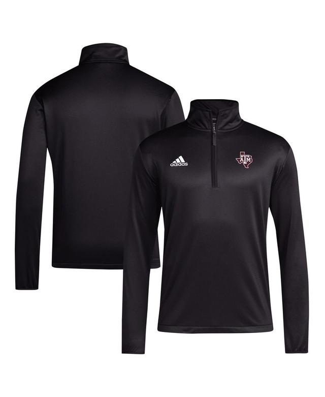 Adidas Mens Black Miami Hurricanes Coaches Sideline Quarter-Zip Top Product Image