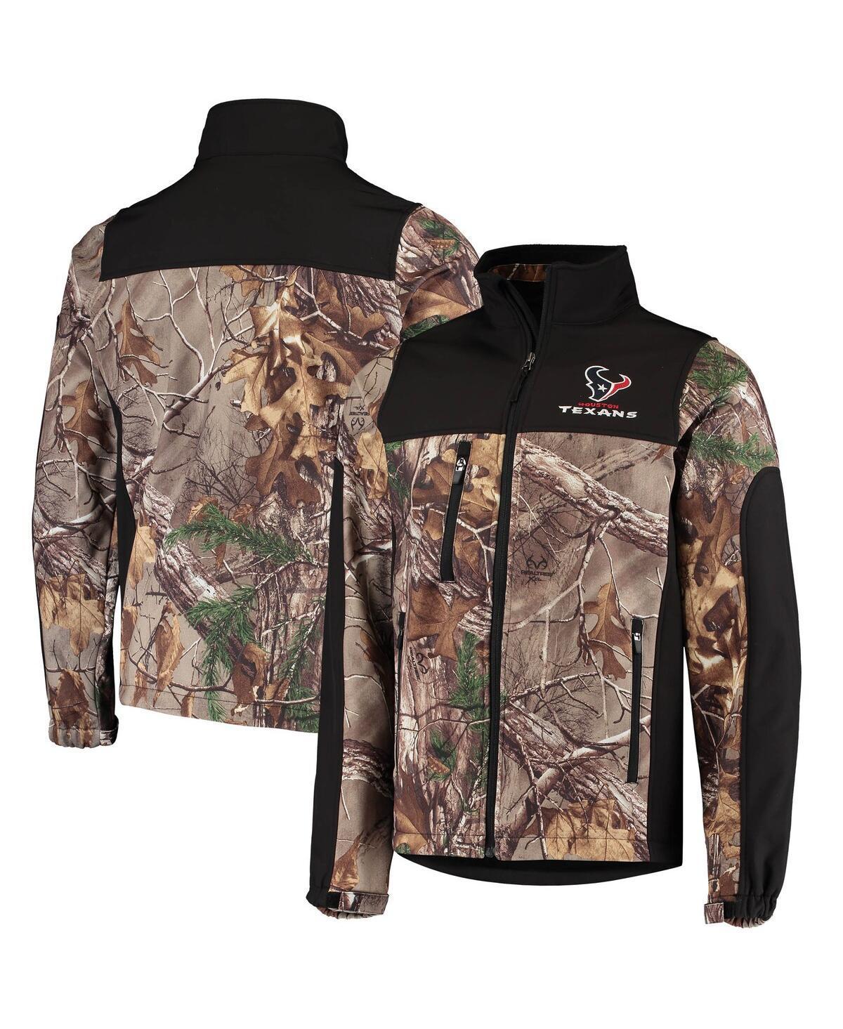 Mens Dunbrooke Realtree Camo/Black Los Angeles Rams Circle Hunter Softshell Full-Zip Jacket Product Image