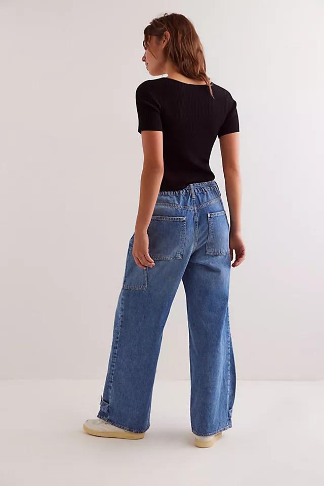 CRVY Outlaw Wide-Leg Jeans Product Image