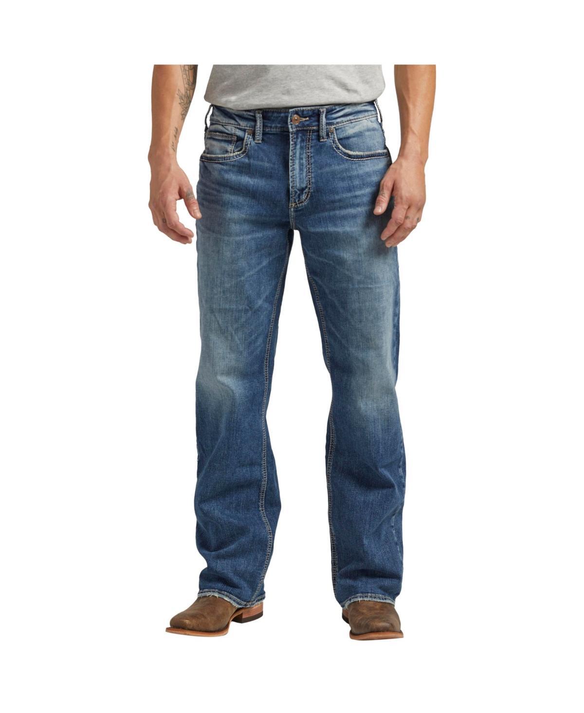 Silver Jeans Co. Mens Zac Relaxed Fit Straight Leg Jeans Product Image