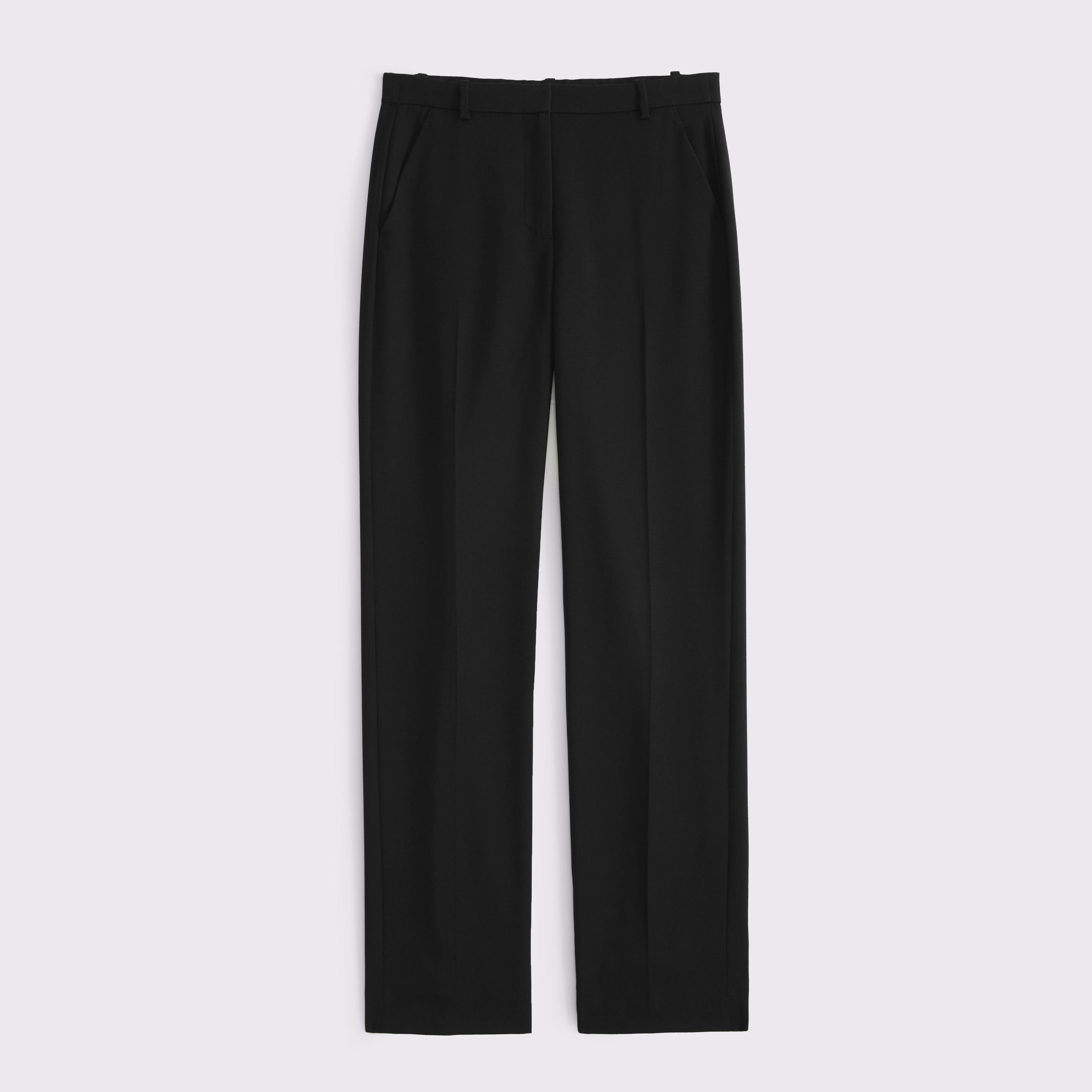 Mid Rise Tailored Straight Pant Product Image