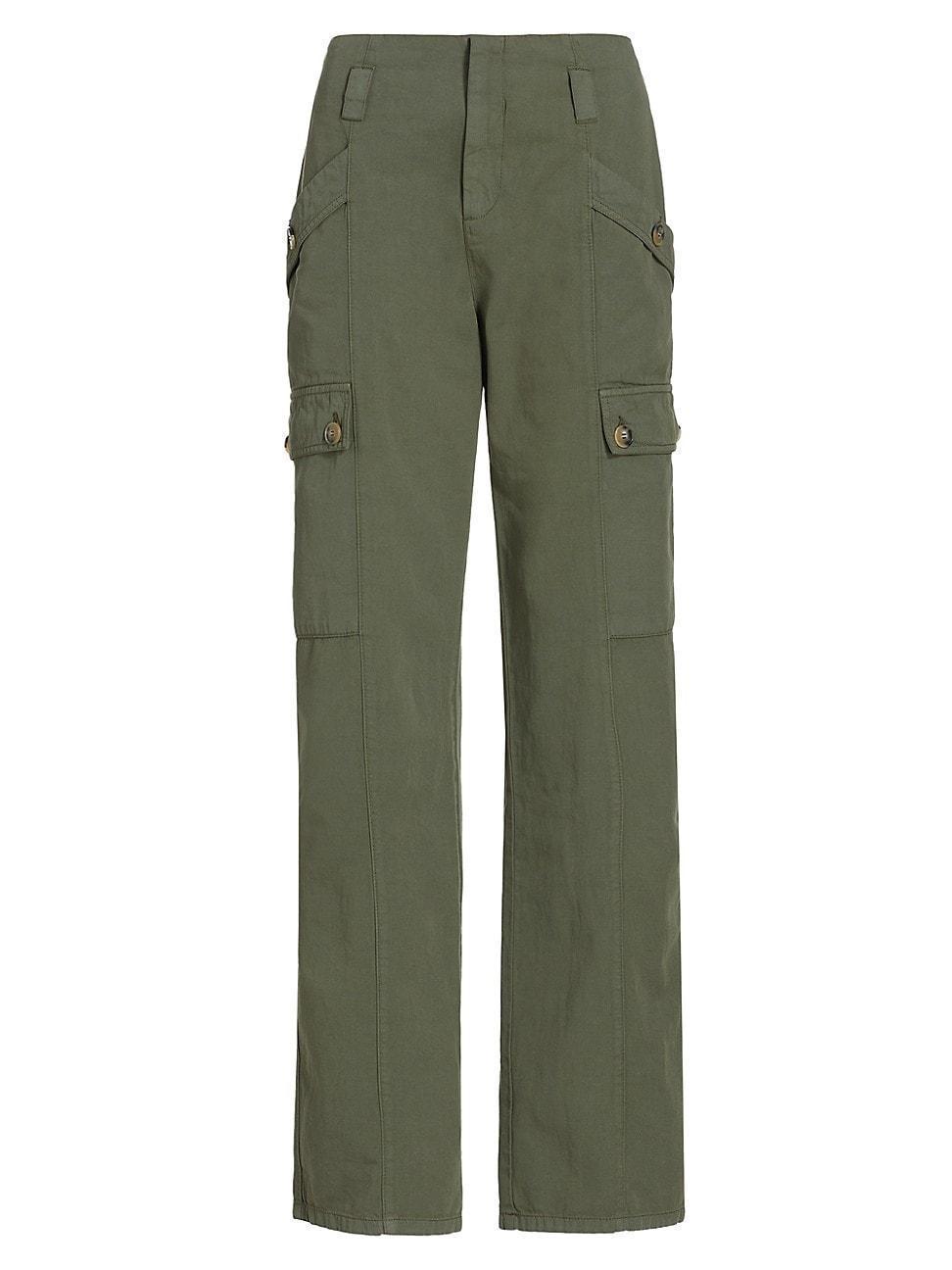 Womens Dada Cotton-Blend Cargo Pants Product Image