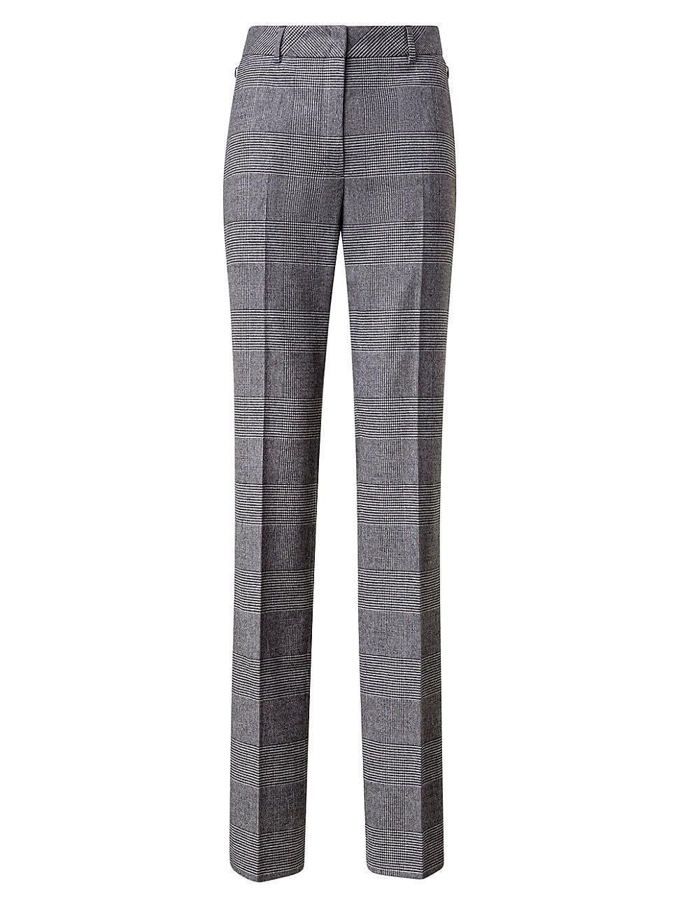 Womens Meghan Prince Of Wales Wool-Cashmere Pants Product Image