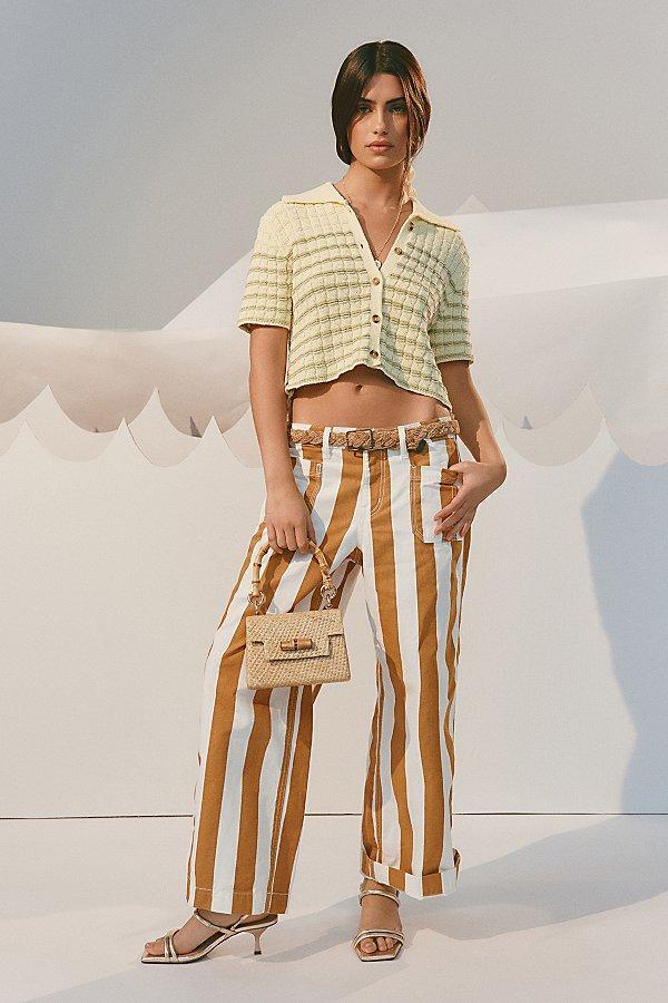 BDG Joey Striped Straight Leg Pant Womens at Urban Outfitters Product Image