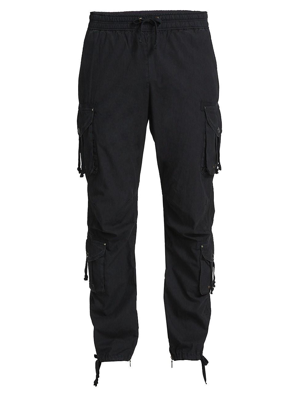 Mens Deck Cotton Drawstring Cargo Pants Product Image