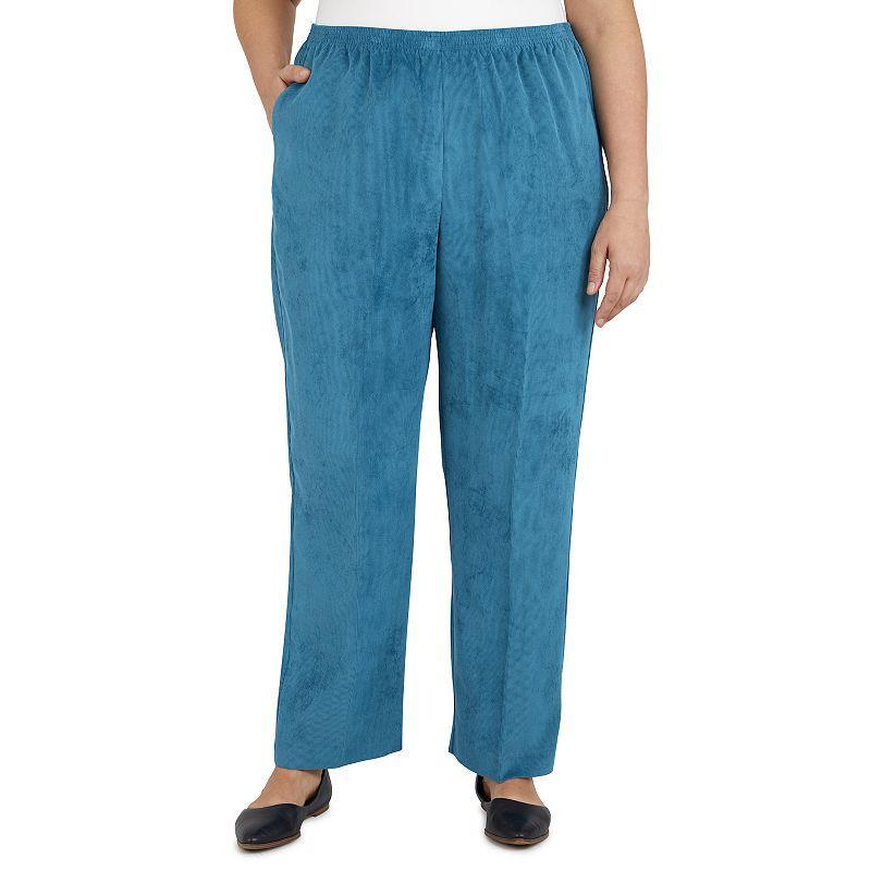 Plus Size Alfred Dunner Solid Classics Corduroy Pants - Short Product Image