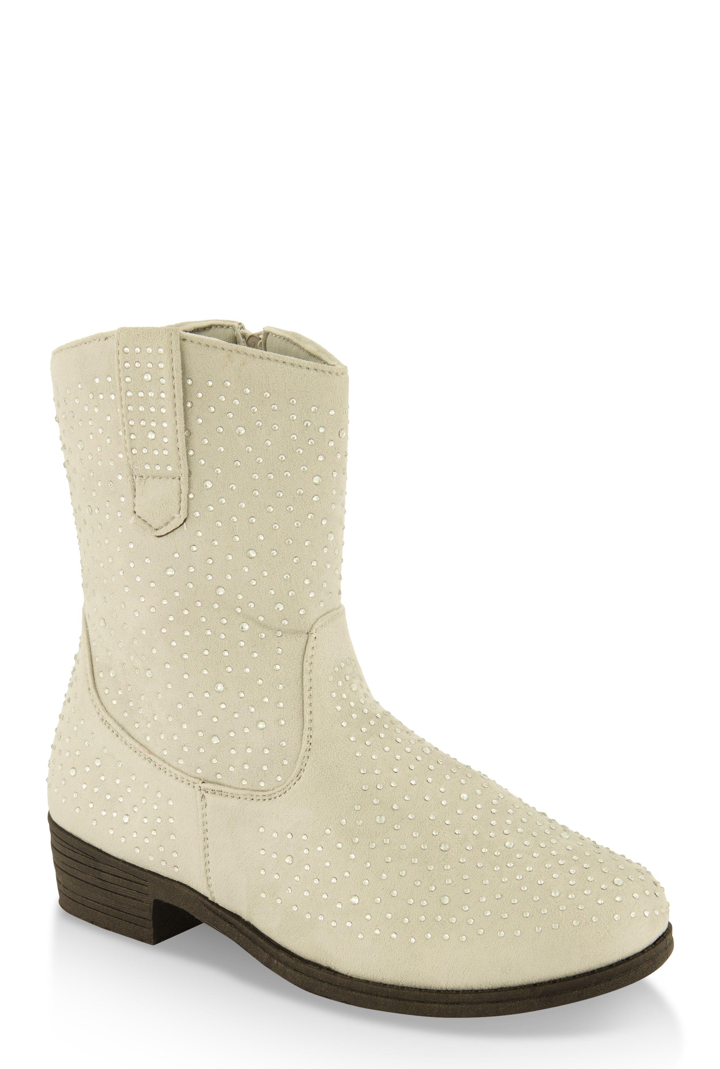 Womens Girls Rhinestone Cowboy Boots product image